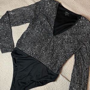 Sequin body suit